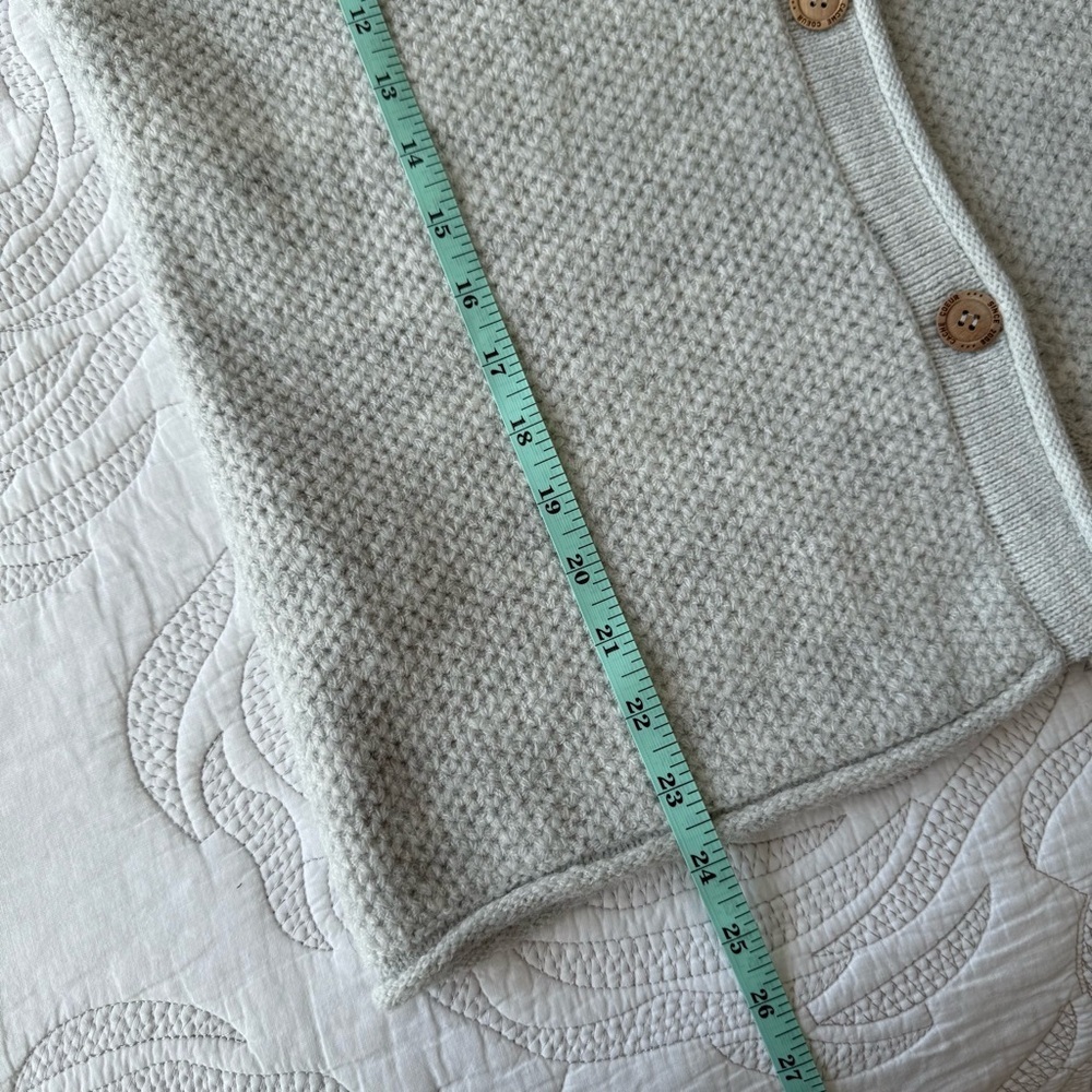 Cache Coeur - Abelha Knitted Maternity Cardigan - Pearl Gray - Picture 14 of 14
